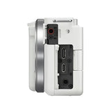 Sony ZV-E10 Mirrorless Camera with 16-50mm Lens (ILCZV-E10L) (White) - Norwich Cameras