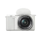 Sony ZV-E10 Mirrorless Camera with 16-50mm Lens (ILCZV-E10L) (White) - Norwich Cameras
