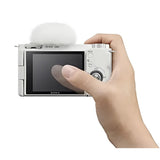 Sony ZV-E10 Mirrorless Camera with 16-50mm Lens (ILCZV-E10L) (White) - Norwich Cameras