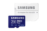 Samsung Micro SDXC Pro Plus (Class 10) (256GB, MB-MD256KA)