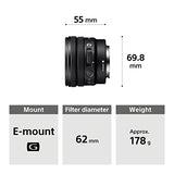 Sony E PZ 10-20mm F/4 G Lens (SELP1020G)