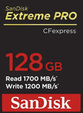 SanDisk Extreme PRO CFexpress Card Type B (128GB, SDCFE-128G-GN4NN) Sandisk