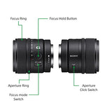 Sony E 15mm F/1.4 G Lens (SEL15F14G)