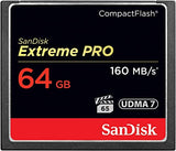 Sandisk Extreme Pro CompactFlash (Read 160mb/s, Write150mb/s, 64GB) (SDCFXPS-064G-X46) Sandisk