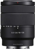 Sony E 18-135mm f/3.5-5.6 OSS Lens (SEL18135, Retail Packing)