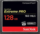 Sandisk Extreme Pro CompactFlash (Read 160mb/s, Write150mb/s, 128GB) (SDCFXPS-128G-X46) Sandisk