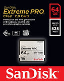 Sandisk Extreme PRO CFast 2.0 (64GB, SDCFSP-064G-G46D) Sandisk