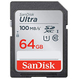 Sandisk Ultra SDXC UHS-1 Class 10 (48MB/s, 64GB) (SDSDUNB-064G-GN6IN)