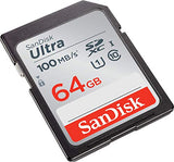 Sandisk Ultra SDXC UHS-1 Class 10 (48MB/s, 64GB) (SDSDUNB-064G-GN6IN)